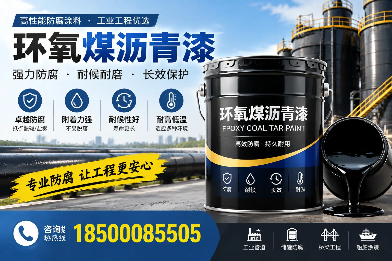 环氧煤沥青漆的施工方法与注意事项,确保在遂宁顺利完成